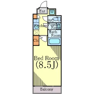 ARTESSIMO GINO【2階】の間取り