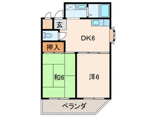 JSC尼崎【4階】の間取り