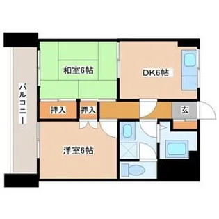 宮町ハイツ【3階】の間取り