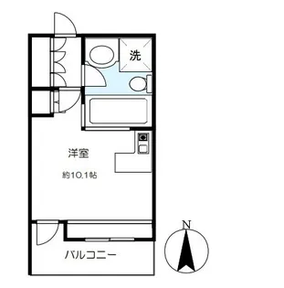 ジョイテル初台【3階】の間取り