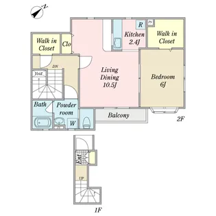 Espacio 弐番館の間取り