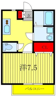サンクレール十条【2階】の間取り