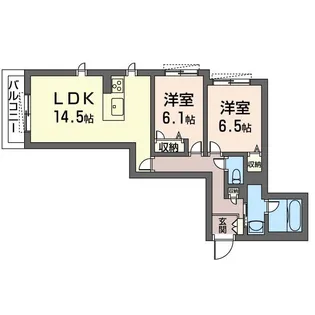 パークレジデンス海老名【3階】の間取り