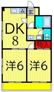 江藤マンション【6階】の間取り
