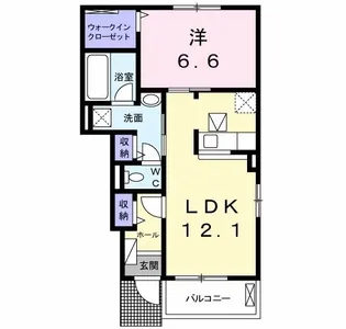 インモビリアーレ III【1階】の間取り