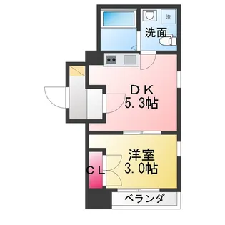 アーバン栄【6階】の間取り