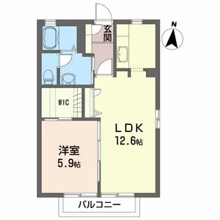 サクセスタウンC【2階】の間取り