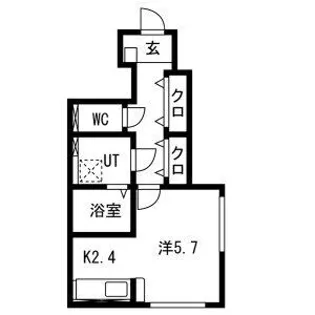ルミエールIII【1階】の間取り