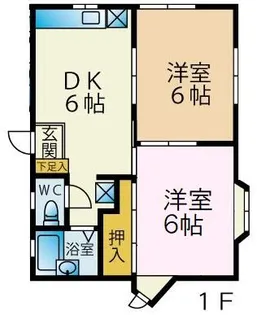 サンシャレー道場【1階】の間取り