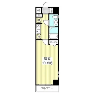 ロアール大山【2階】の間取り