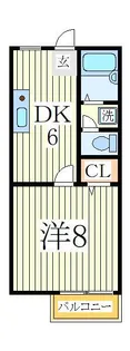 Horizon & Hill 6th【1階】の間取り