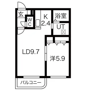 エストフォーレ16II【3階】の間取り