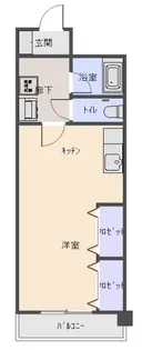 ヴィラ・グリーンヒルズII【2階】の間取り