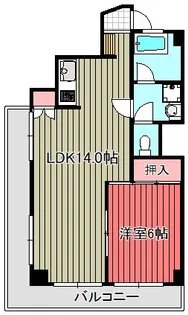 北町ハイツ【3階】の間取り