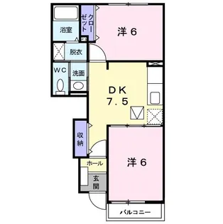 ブリーズ・ヒル I【1階】の間取り