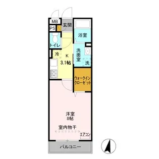 BE AMBITIOUS【2階】の間取り