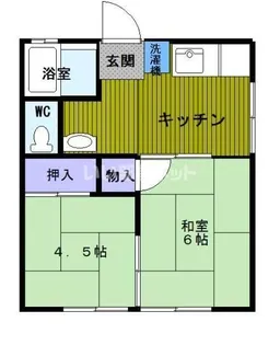 第1すみれハイツ【2階】の間取り
