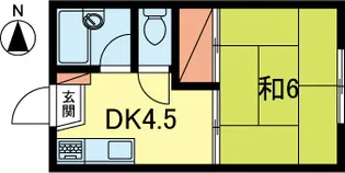 コーポ21【1階】の間取り