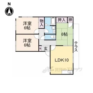 メゾン新家A【1階】の間取り