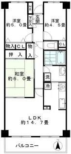 ジュネス【3階】の間取り