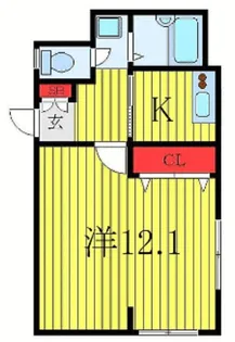 パラッツォ・モデルノ【3階】の間取り