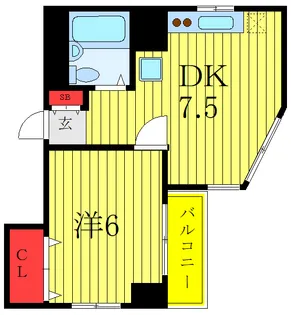 ドミールジュネス【4階】の間取り