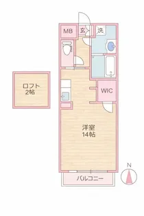 アンパサージュ【2階】の間取り