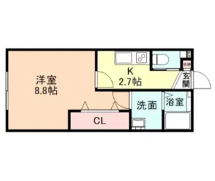 コモド太閤山II【2階】の間取り