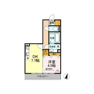 セジュール リ・ブロン【3階】の間取り