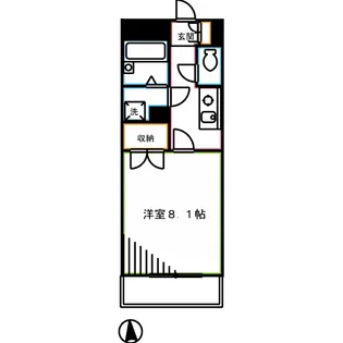 ハイツけやき六番館【3階】の間取り