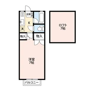 マインズ泉I【1階】の間取り