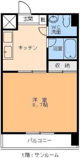 グレイスパル木屋町【1階】の間取り