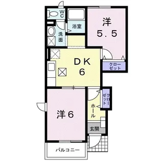 グリーンフィール II【1階】の間取り