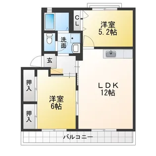 喜楽 A【1階】の間取り