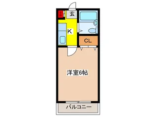 西が丘メゾンエム【1階】の間取り