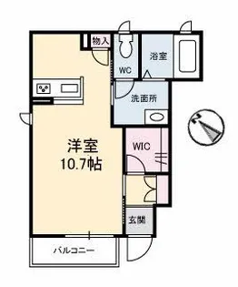 ショコレーヴ【1階】の間取り