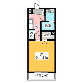ヴィヴル ミュウII【5階】の間取り