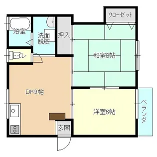 サンフォーレスト小岩井【2階】の間取り