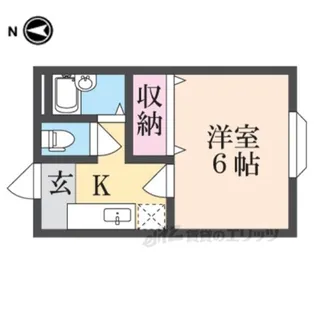 メゾンレイ天理【3階】の間取り