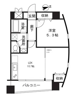 琳和タウンコートII【3階】の間取り