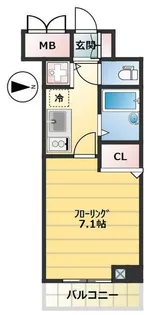 Verona池袋本町Lusso【2階】の間取り