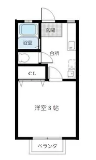 グランビュー船岡III【2階】の間取り