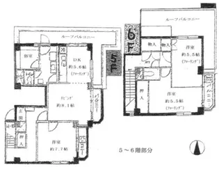 中銀第二小石川マンションの間取り