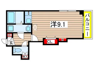 セントラルレジデンス【8階】の間取り
