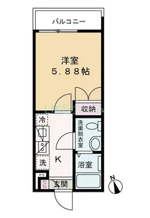 ザ・レジデンス北習志野【2階】の間取り