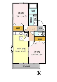 クレスト III【1階】の間取り