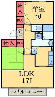 エーデルハイムB【2階】の間取り