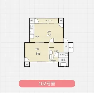 ノース133【1階】の間取り