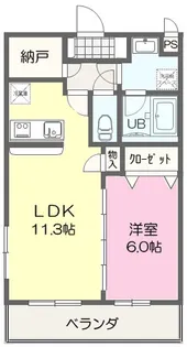 コンフォート マエジマ【2階】の間取り