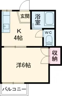 コーポクレスト【2階】の間取り